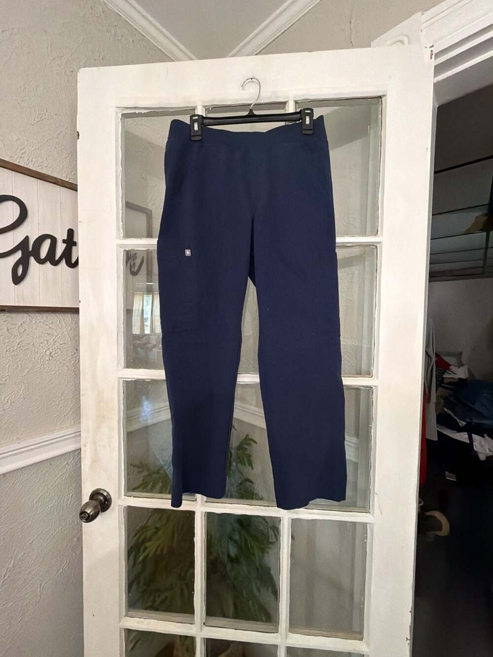 FIGS Axim Cargo Scrub Pants Navy Blue M/S